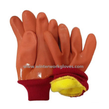 Cold Resistant PVC Winter Gloves Insulated Safety Work Glove